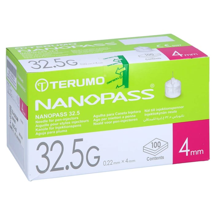 NANOPASS 32,5 Pen Kanüle 32,5 G 0,22x4 mm