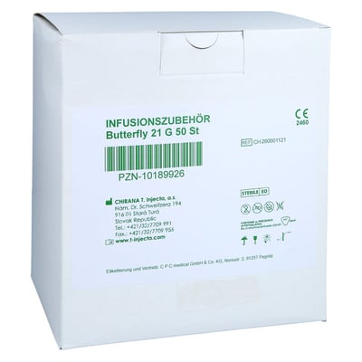 Infusionszub Butterfly 21g