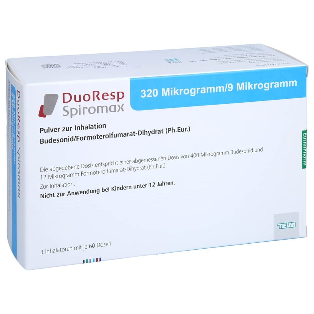 DuoResp Spiromax 320 Mikrogramm/9 Mikrogramm/Dosis
