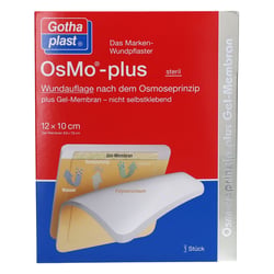 Osmo-plus Wundauflage steril 12x10 cm