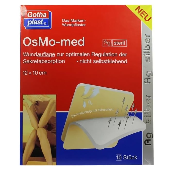 OsMo-plus Wundauflage 12x10cm steril