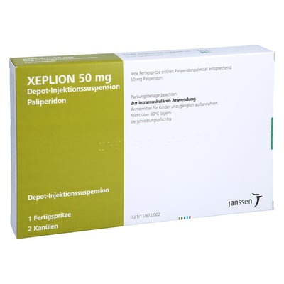 Xeplion 50 mg Depot-Injektionssuspension Produktbild 1