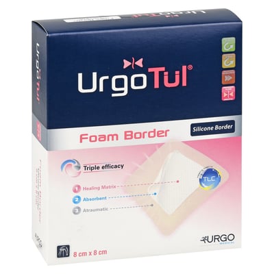 Urgotül Foam Border 8x8cm