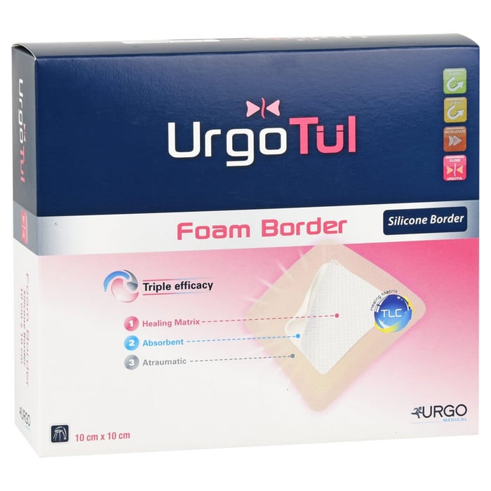 Urgotül Foam Border 10x10cm