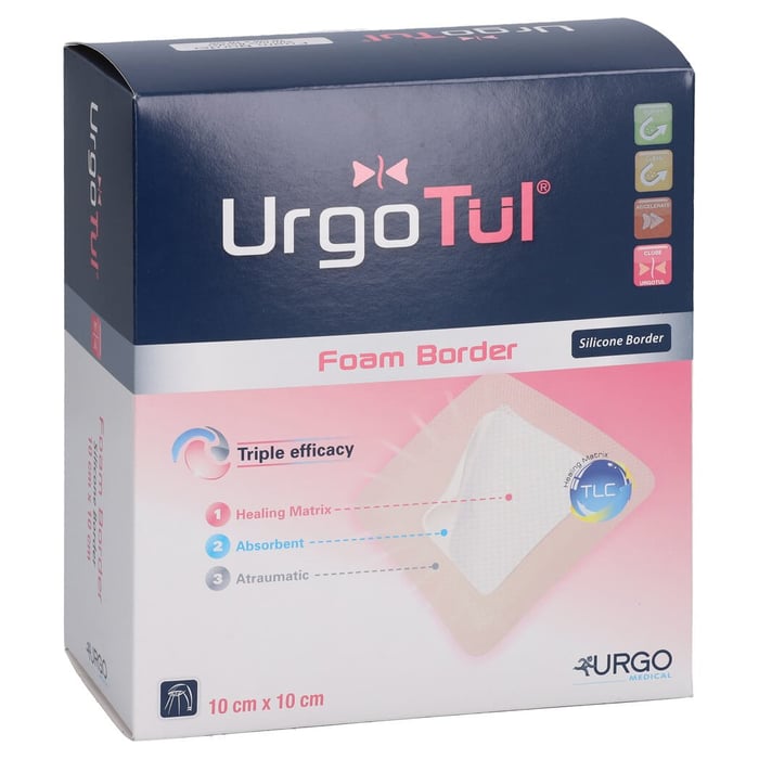 Urgotül Foam Border 10x10cm