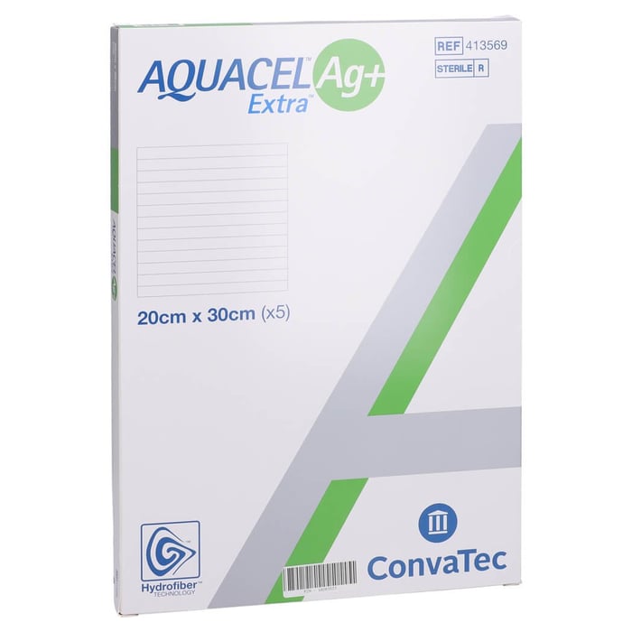 Aquacel Ag+ Extra 20x30 cm Kompressen