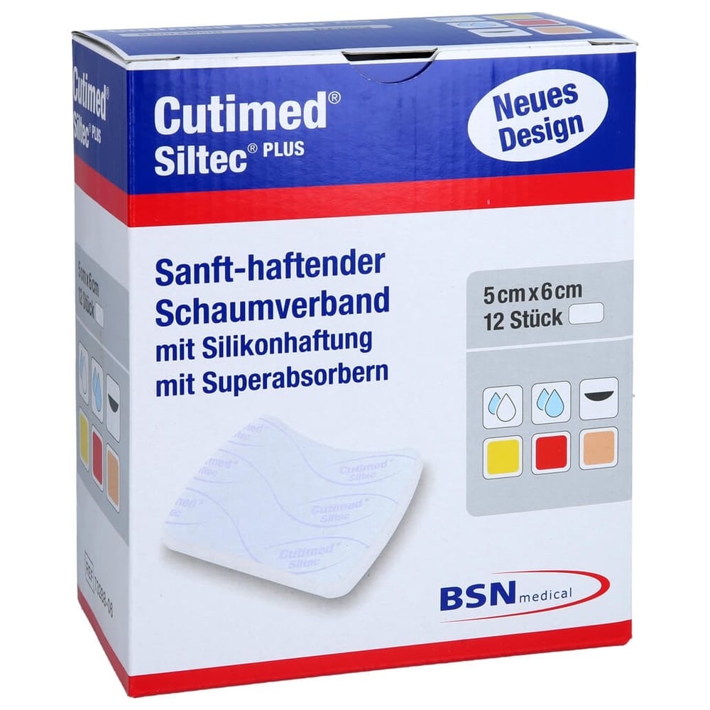 Cutimed Siltec Plus 5x6cm