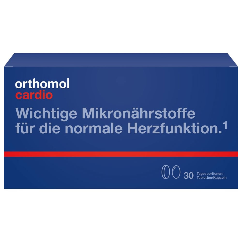 Orthomol Cardio Tabletten und Kapseln
