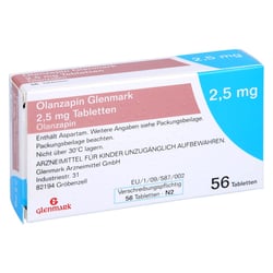 Olanzapin Glenmark 2,5 mg