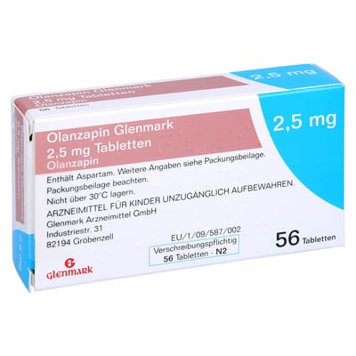 Olanzapin Glenmark 2,5 mg