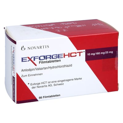 Exforge HCT 10 mg/160 mg/25 mg
