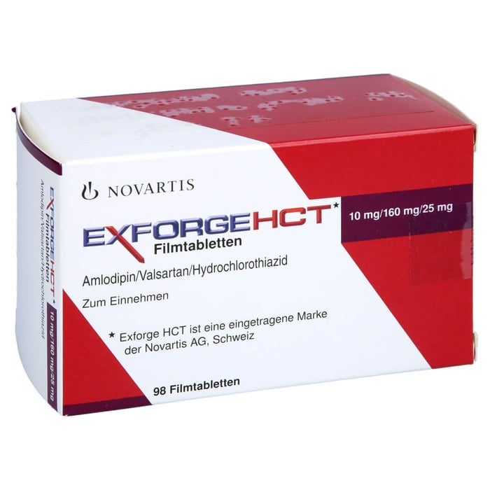 Exforge HCT 10mg/160mg/25mg