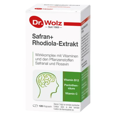SAFRAN+RHODIOLA-Extrakt Dr.Wolz Kapseln