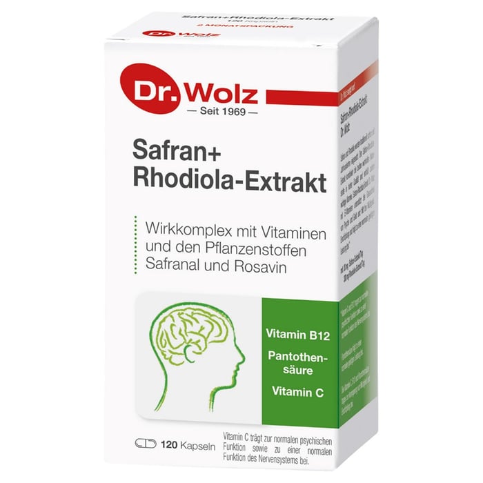 SAFRAN+RHODIOLA-Extrakt Dr.Wolz Kapseln
