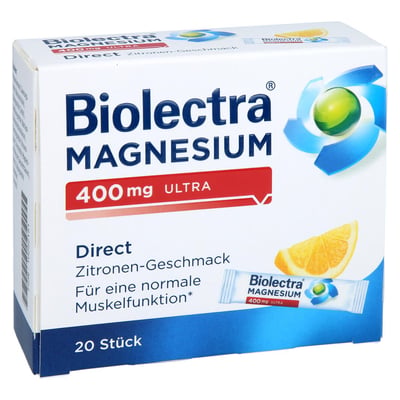 Biolectra Magnesium 400 mg Ultra Direct Zitrone Produktbild 1