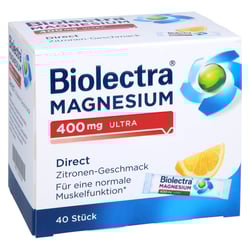 Biolectra Magnesium 400mg Ultra Direct Zitrone