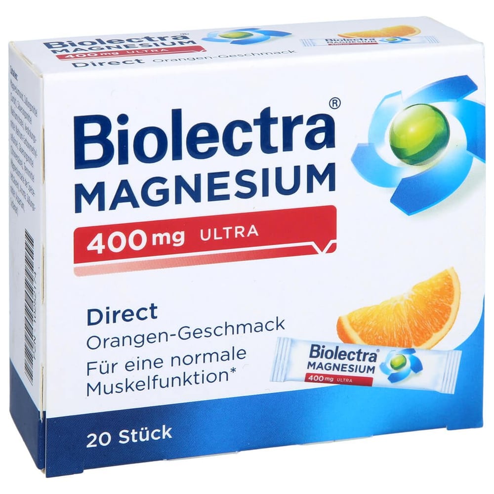 Biolectra Magnesium 400mg Ultra Direct Orange