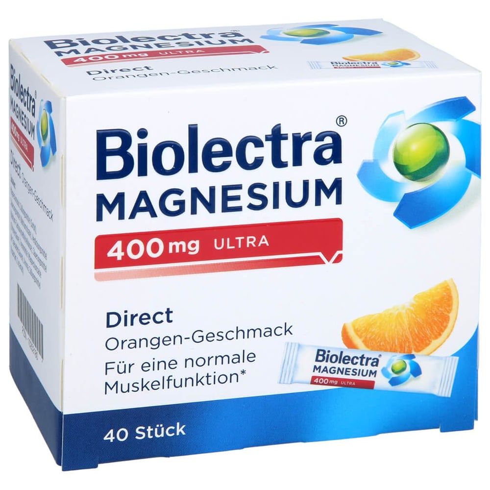 Biolectra Magnesium 400mg Ultra Direct Orange