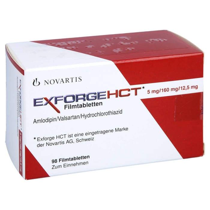 Exforge HCT 5mg/160mg/12,5mg