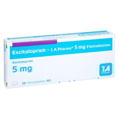 Escitalopram - 1 A Pharma 5 mg Filmtabletten