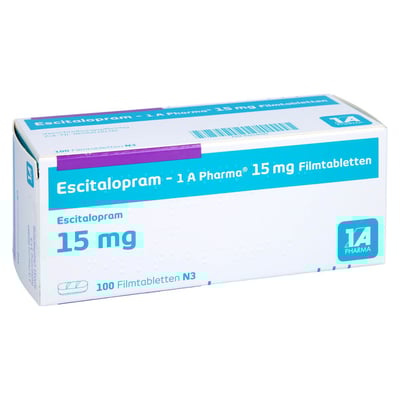 Escitalopram - 1 A Pharma 15 mg Filmtabletten