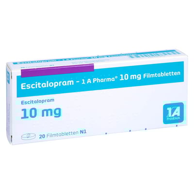 Escitalopram - 1 A Pharma 10 mg Filmtabletten