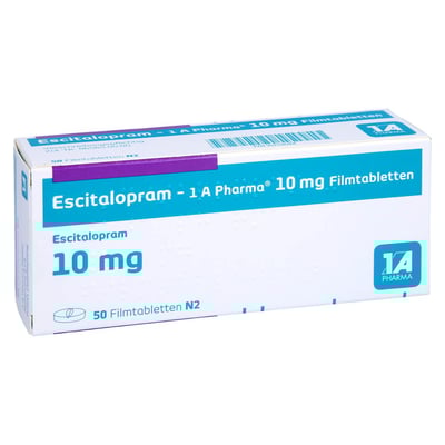 Escitalopram - 1 A Pharma 10 mg Filmtabletten