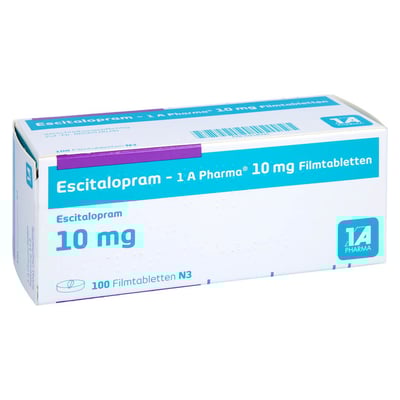 Escitalopram - 1 A Pharma 10 mg Filmtabletten