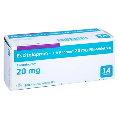 Escitalopram - 1 A Pharma 20 mg Filmtabletten