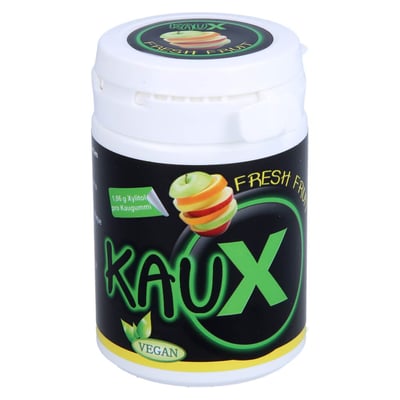kauX Zahnpflegekaugummi fresh fruit mit Xylitol