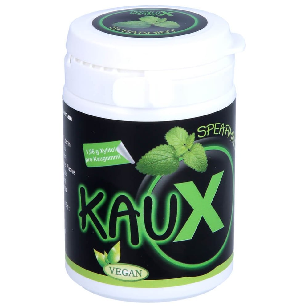 kauX Zahnpflegekaugummi spearmint mit Xylitol