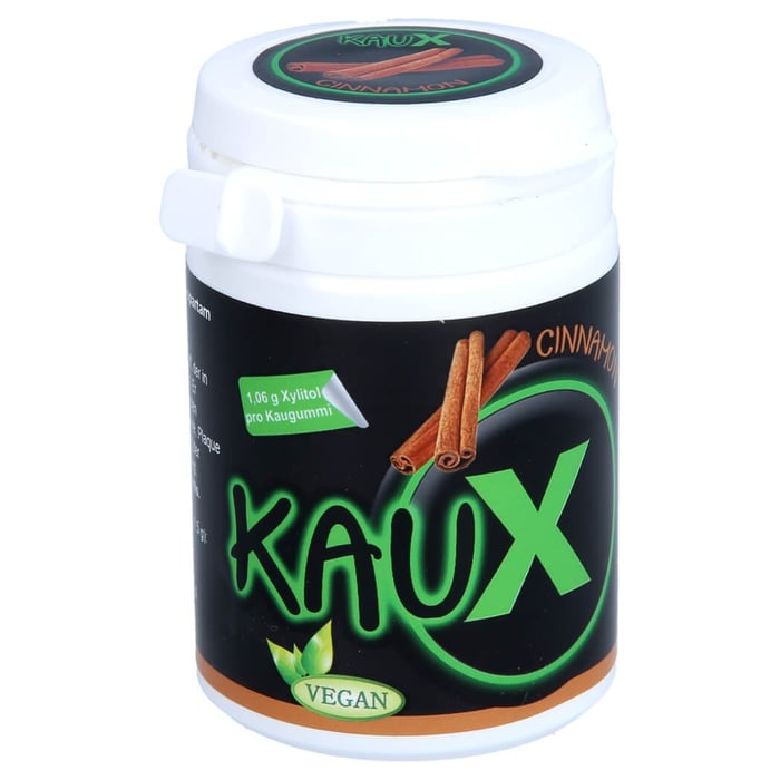 kauX Zahnpflegekaugummi cinnamon/Zimt mit Xylitol