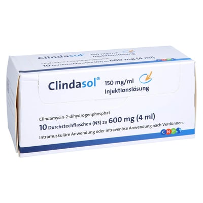 Clindasol 150 mg/ml Injektionslösung (600 mg) Produktbild 1