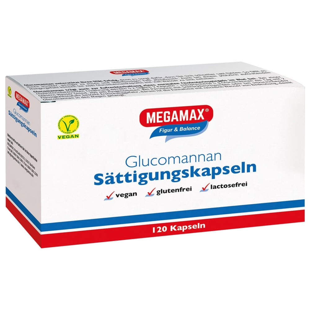 Megamax Sättigungskapseln Glucomannan