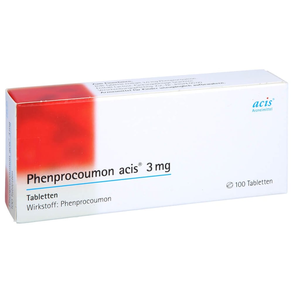 Phenprocoumon acis 3 mg