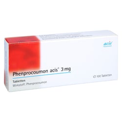 Phenprocoumon acis 3 mg