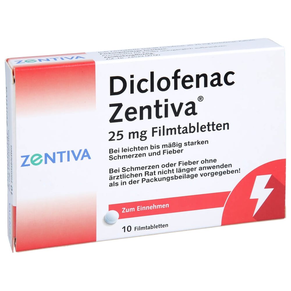 Diclofenac Zentiva 25 mg