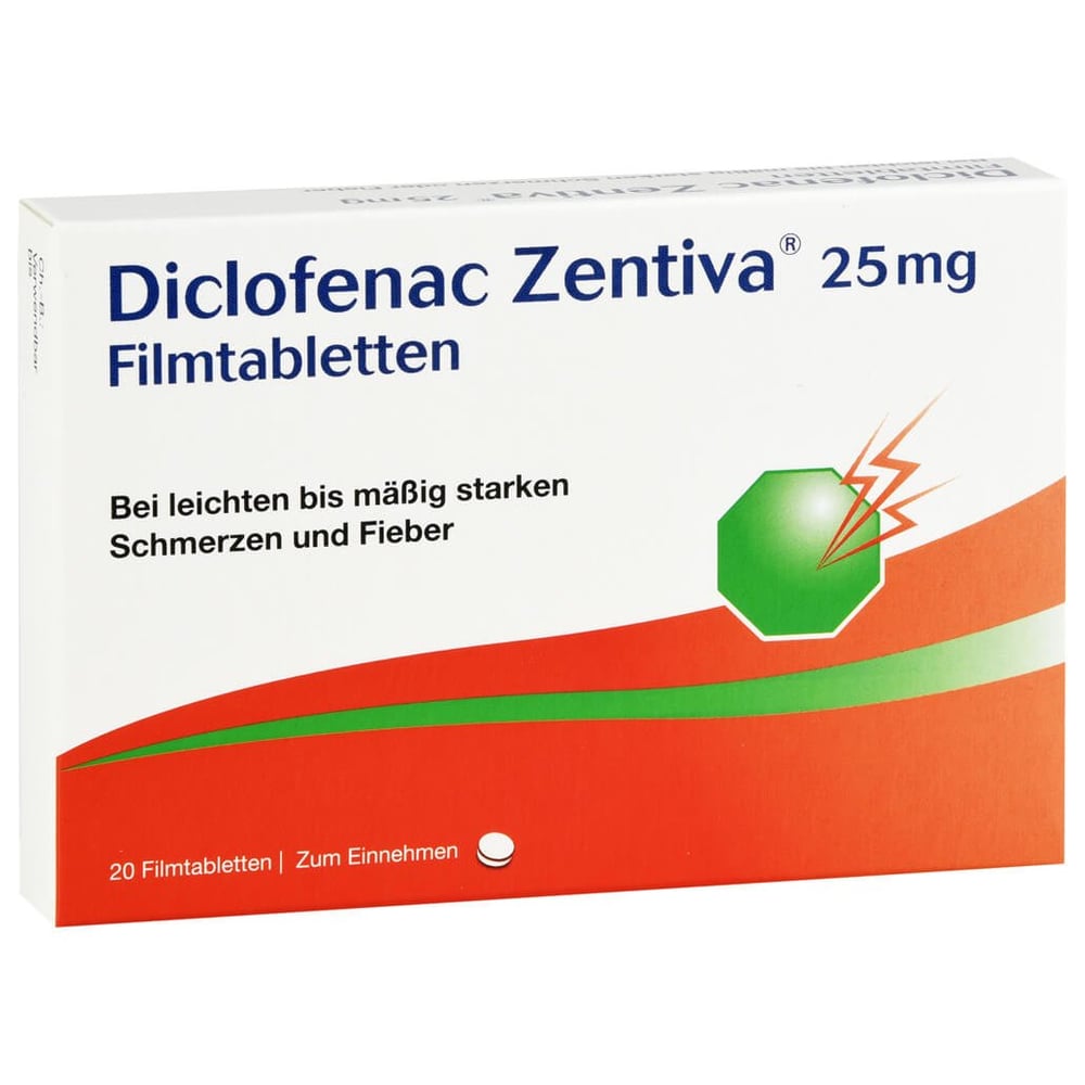 Diclofenac Zentiva 25 mg