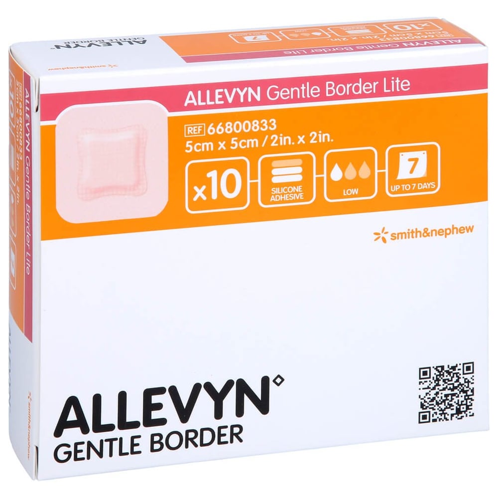 Allevyn Gentle Border Lite 5x5 cm Schaumverb.