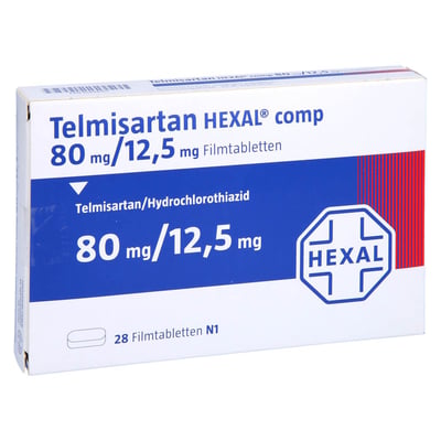 Telmisartan HEXAL comp 80 mg/12,5 mg