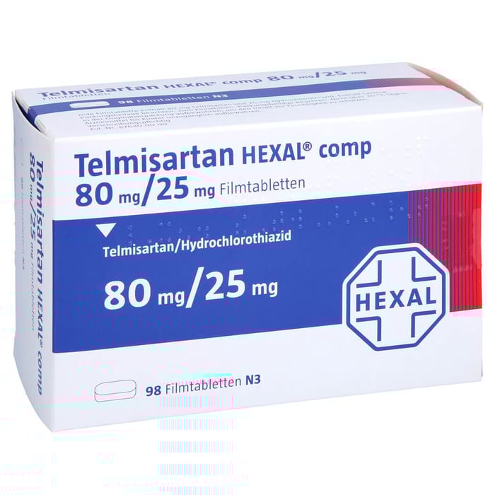 Telmisartan HEXAL comp 80mg/25mg