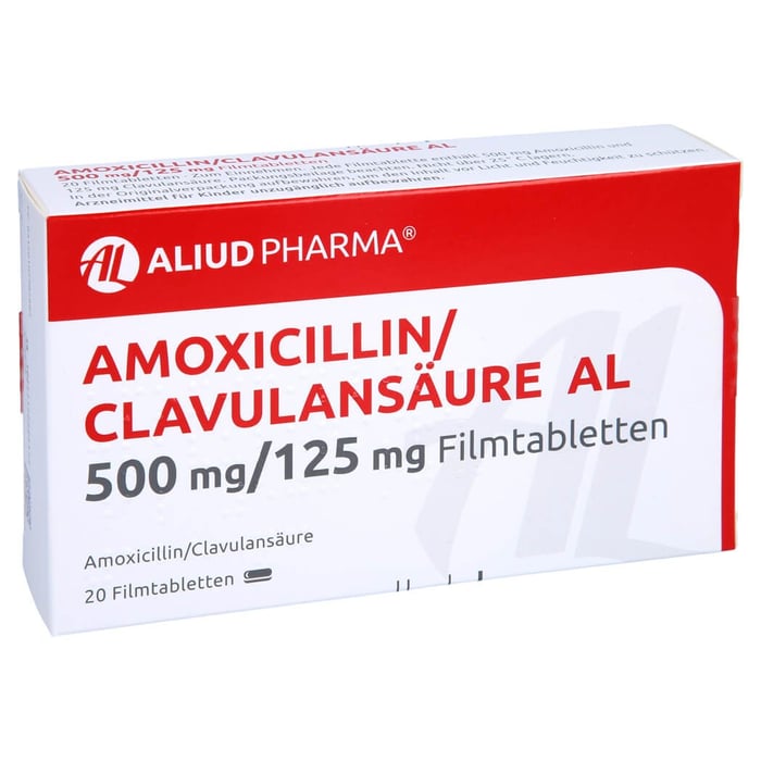 Amoxicillin/Clavulansäure AL 500mg/125mg