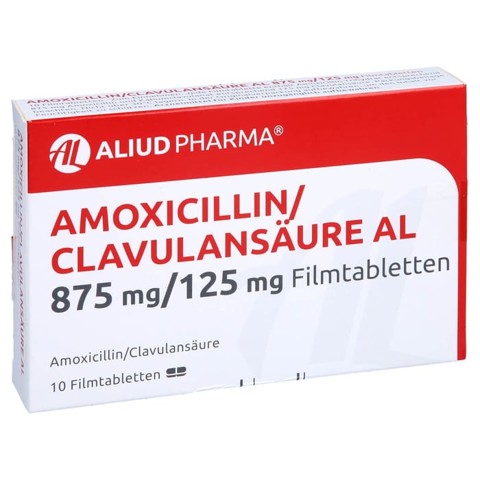 Amoxicillin/Clavulansäure AL 875mg/125mg