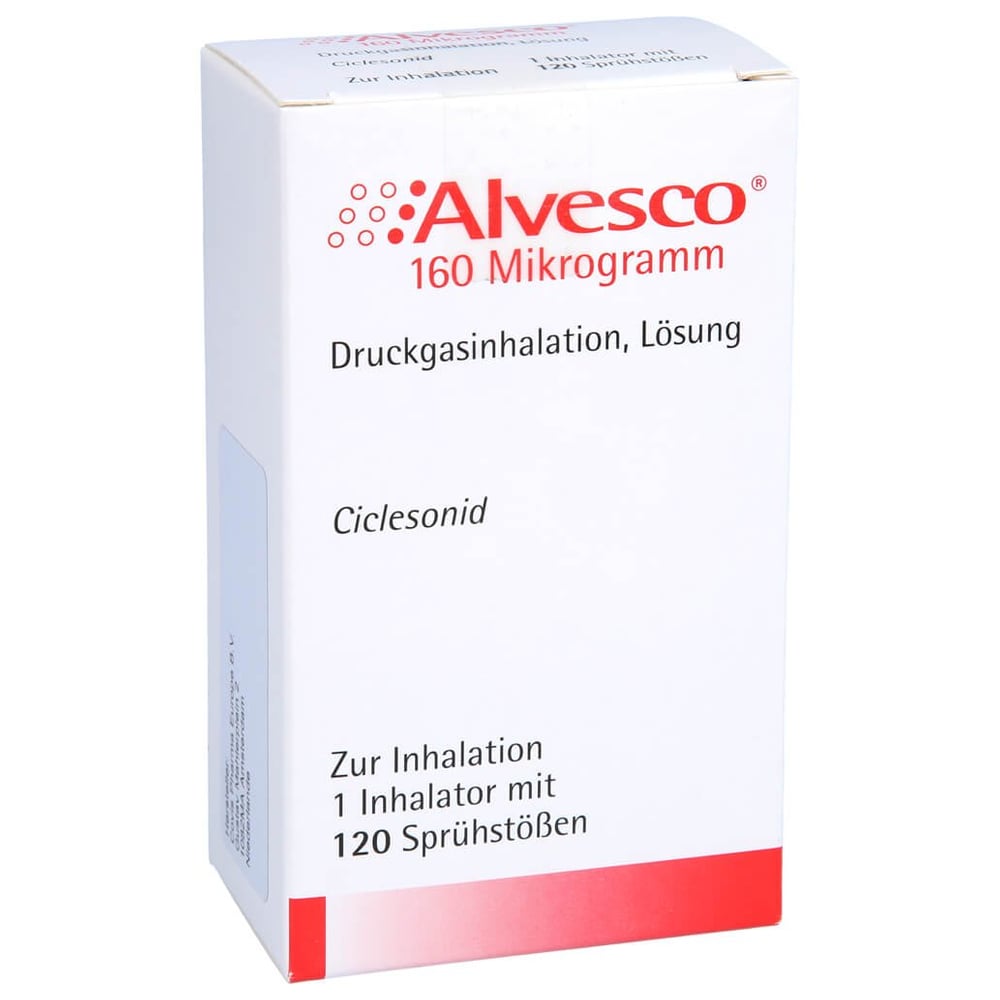 Alvesco 160 Mikrogramm Druckgasinhalation