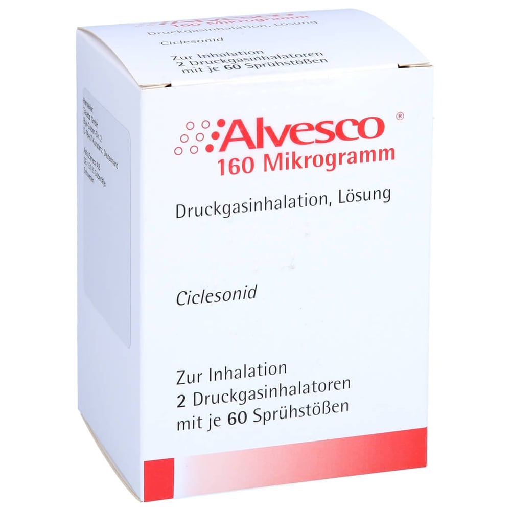 Alvesco 160 Mikrogramm Druckgasinhalation
