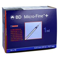 BD Micro F+ Ins 1ml U100