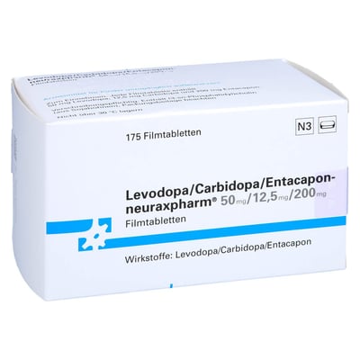 Levodopa/Carbidopa/Entacapon-neuraxpharm 50 mg/12,5 mg/200 mg