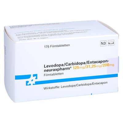 Levodopa/Carbidopa/Entacapon-neuraxpharm 125 mg/31,25 mg/200 mg