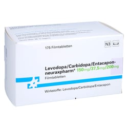 Levodopa/Carbidopa/Entacapon-neuraxpharm 150 mg/37,5 mg/200 mg