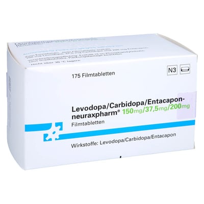 Levodopa/Carbidopa/Entacapon-neuraxpharm 150 mg/37,5 mg/200 mg